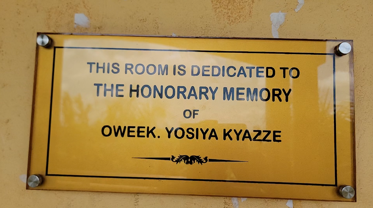 BPA Renovated Classroom Dedicated to the Memory of the Late Owek. Yosiya Kyazze